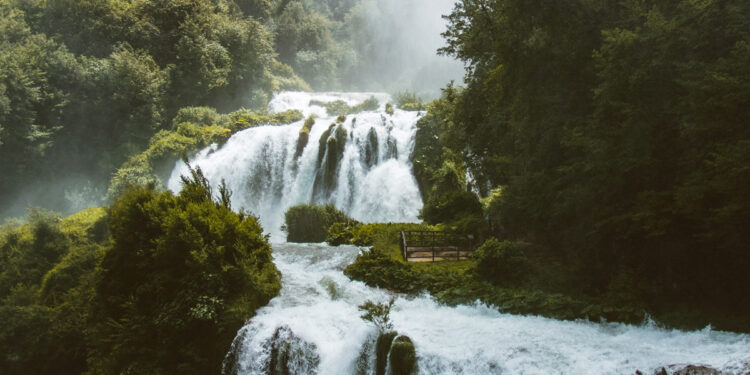 Trekking at Cascata delle Marmore (Marmore Falls)